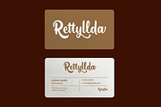 Rettyllda, a Script Font by twinstd (Thumbnail 2 of 14)