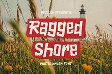 Ragged Shore | Rustic Brush Font