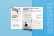 Agency Profile Trifold Brochure, a Brochure Template by GraphicsEgg (Thumbnail 2 of 5)