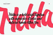 Nelda Logotype, a Script Font by ShowUp! Studio (Thumbnail 3 of 12)