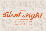 Silent Night | Handwritten Script, a Script Font by Dylan Roop Design Co. (Thumbnail 1 of 8)
