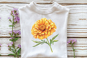 Watercolor Pastel Flowers Clipart, a Work Illustration by CraftArtStudio (Thumbnail 4 of 6)