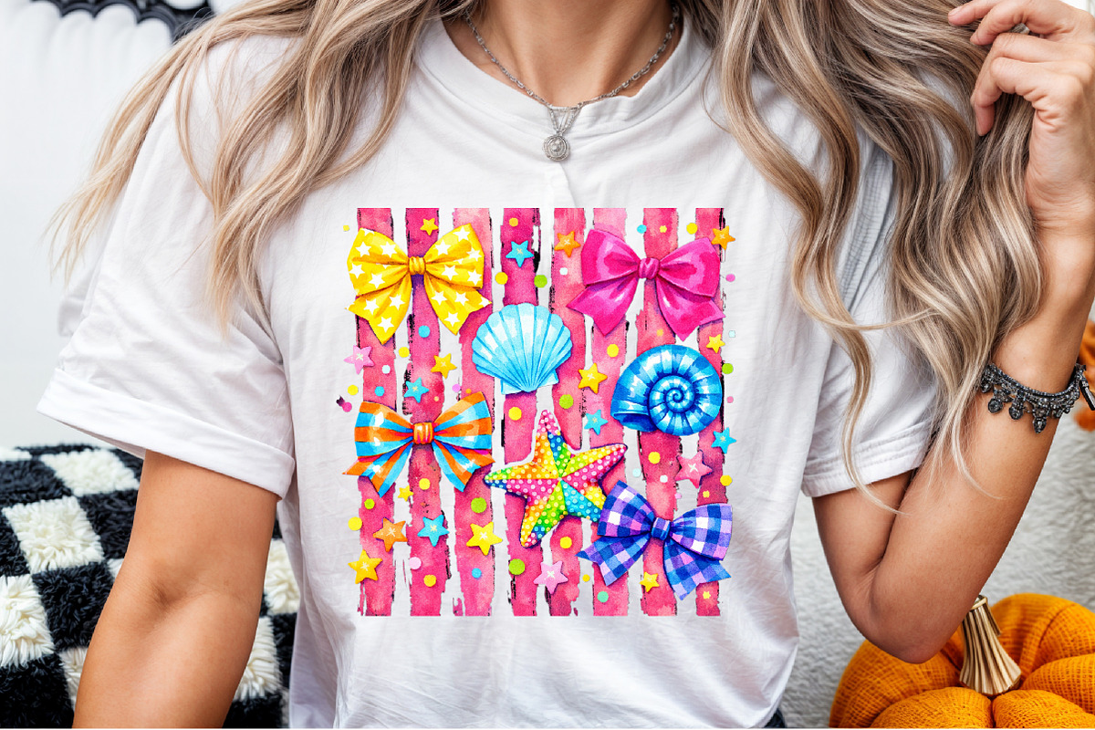 Coquette Wildflower Seashell PNG, a Work Illustration by Sublimation Artist (Photo 2 of 8)