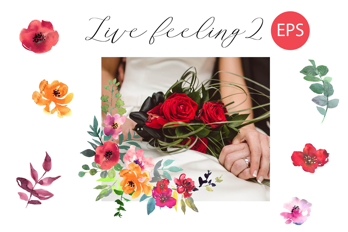 Live feeling 2. EPS version., a Food Illustration by Julycolor (Photo 7 of 7)