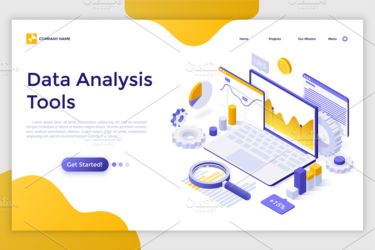 Isometric Solutions Mini. Part 5, a Templates & Theme by Andrew Kras Design (Photo 5 of 19)