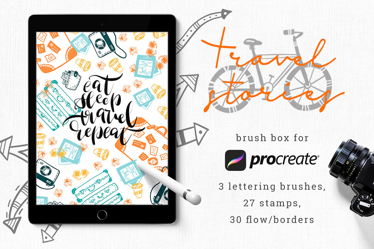 All for Procreate - brush bundle, a Brush Add-On by Gray Cat Graphics (Photo 19 of 34)