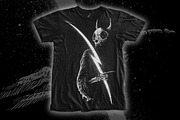 Thunder satan | T-shirt design, an Illustration by Design by sebrodbrick (Thumbnail 2 of 2)