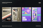 Cassette Tape Mockups, a Product Mockup by Indieground Design Inc. (Thumbnail 5 of 8)