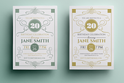Elegant Birthday Invitation, an Invitation Template by annago (Thumbnail 1 of 3)