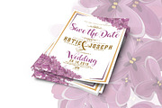 Flower Wedding Invitation, an Invitation Template by Tiaga (Thumbnail 3 of 4)