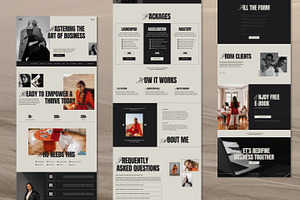 Elise Showit Sales Page Template