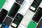 WhatsApp iOS PSD Mockup, a Social Media Template by Dilshod Sobirov (Thumbnail 3 of 4)