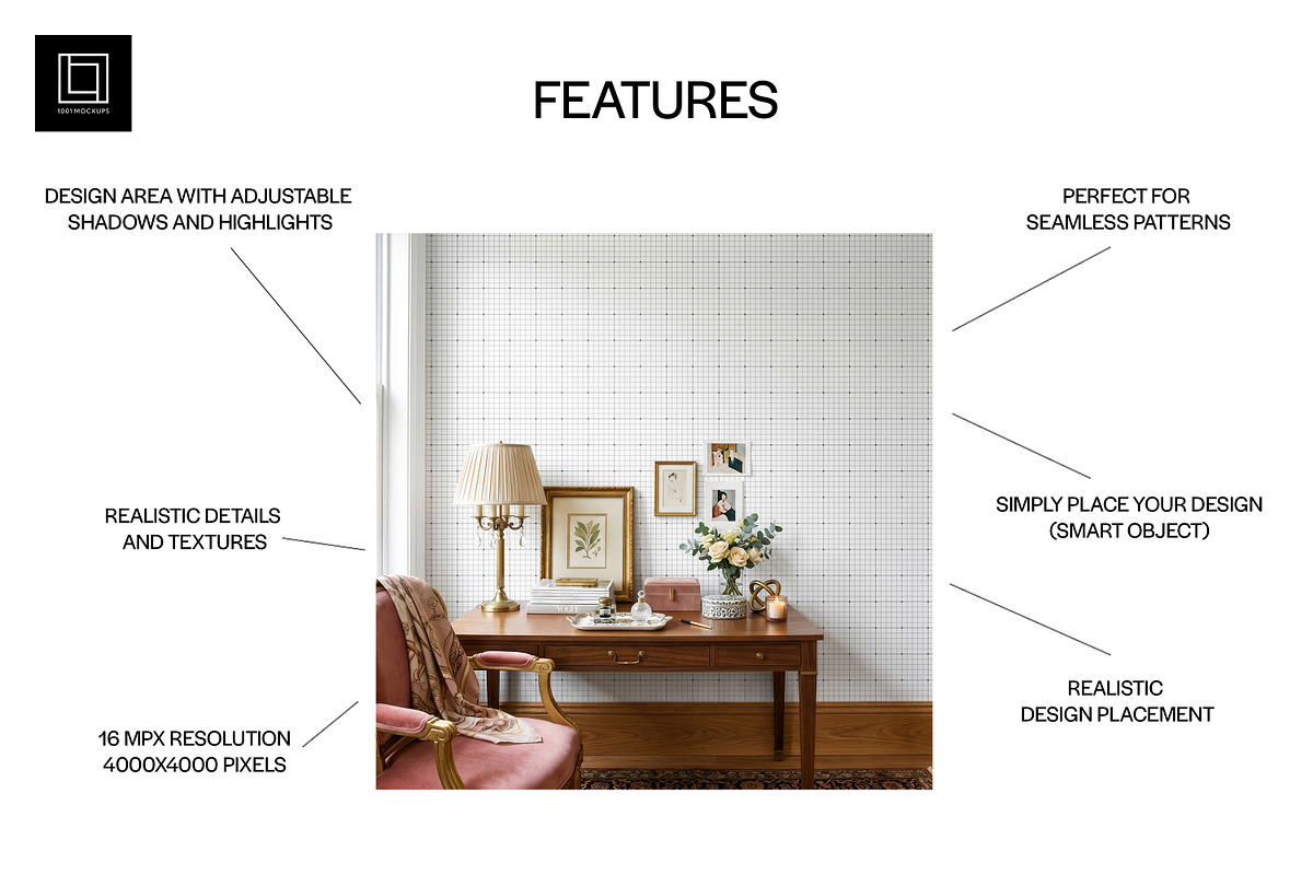 Elegant Wallpaper Mockup PSD, a Household Mockup by 1001 mockups (Photo 2 of 10)