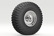 OFF ROAD WHEEL AND TIRE 6, a Cars & Vehicle 3D Model by NNAVAS 3D (Thumbnail 3 of 12)