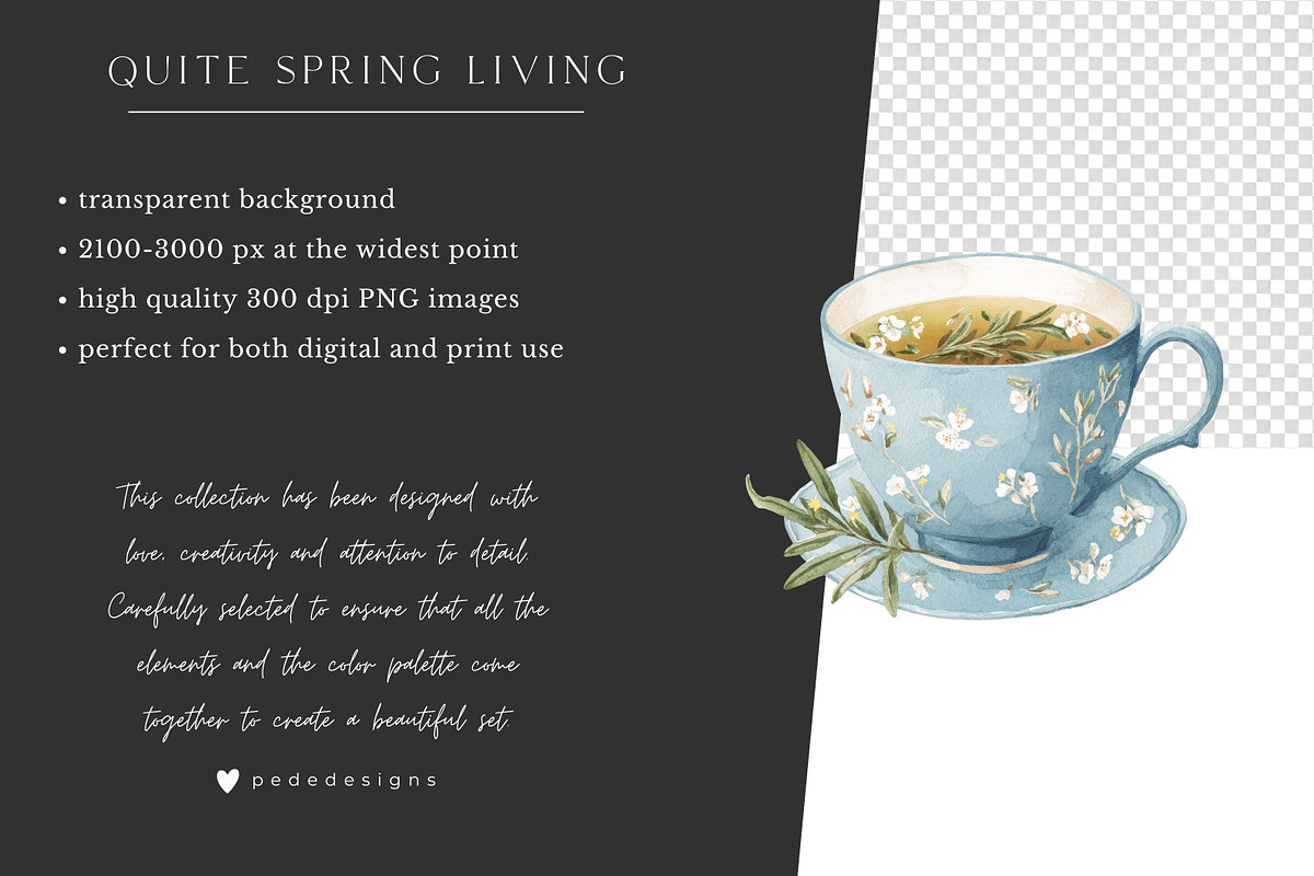 Quite Spring Living Collection, a Seasonal Illustration by PeDe Designs (Photo 10 of 27)