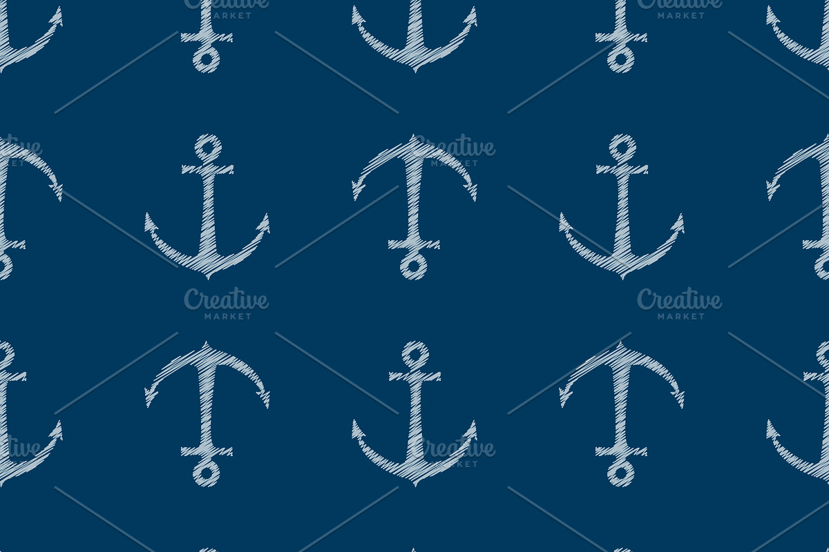 Set of 8 nautical patterns, part 1 preview 4
