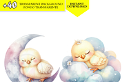 Cute Chick Clipart Chicken Baby png, an Animal Illustration by VM PARTYS  BY TAIRUMA (Thumbnail 5 of 10)
