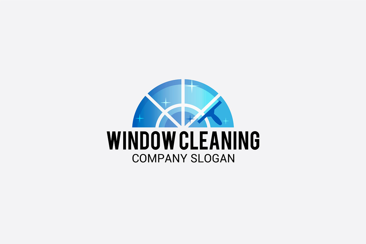 window cleaning, a Branding & Logo Template by shazi