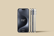 iPhone 15 Pro Max Mockup, an iPhone Mockup by Graphicbars (Thumbnail 19 of 20)