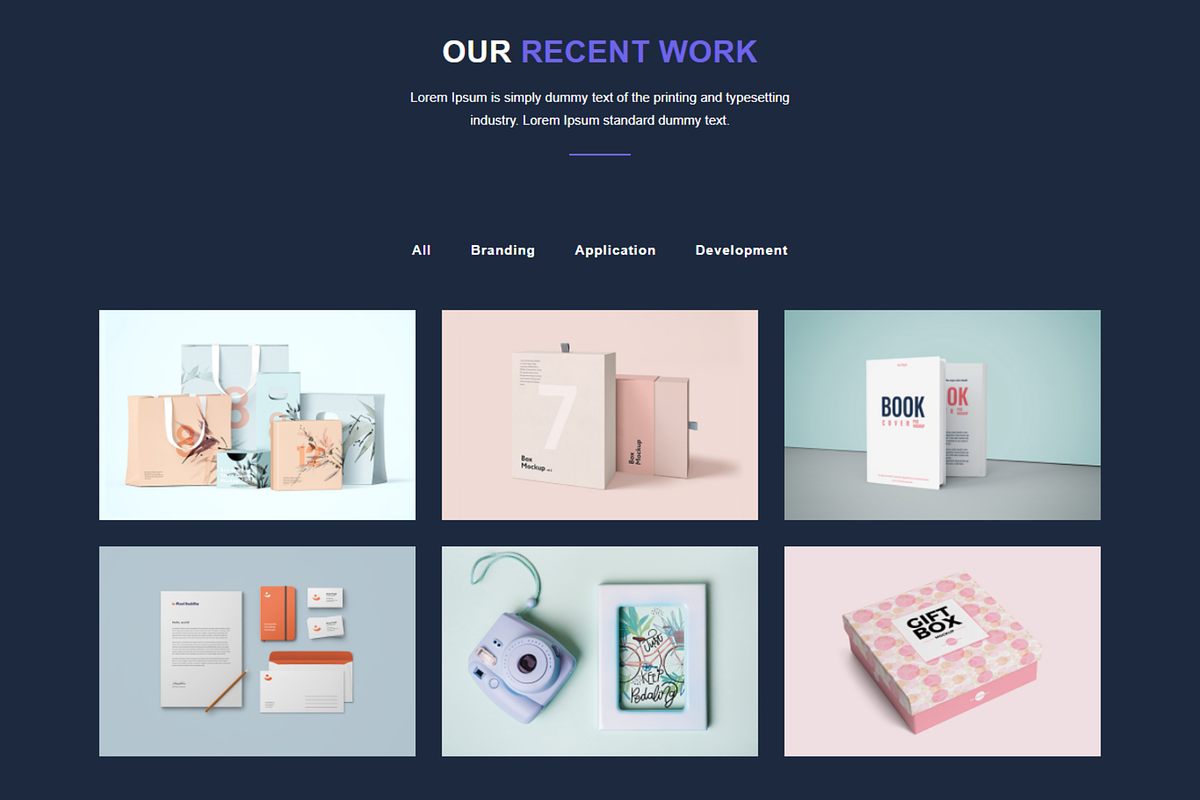 Dark Portfolio CV HTML Template, a Bootstrap Template by Themeplaza (Photo 4 of 6)