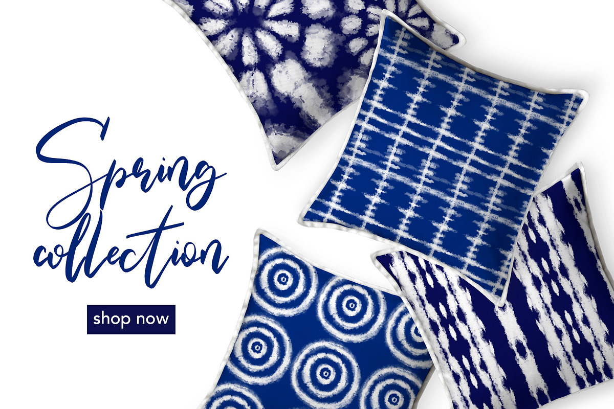 Shibori Tie Dye Seamless Patterns, a Pattern Graphic by CatJello Graphics (Photo 23 of 28)