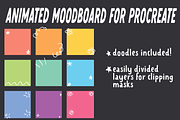 animated moodboard for procreate, a Brushes & More by pinkdrinksoul (Thumbnail 1 of 3)