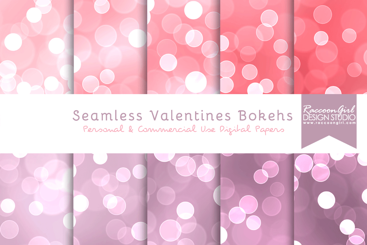 Seamless Valentines Bokehs