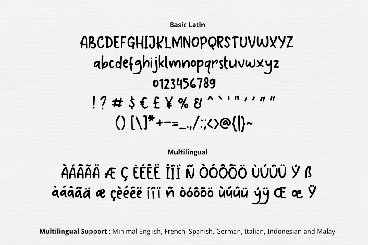 Honey Lemon Cute Font, a Sans Serif Font by YandiDesigns (Photo 2 of 4)