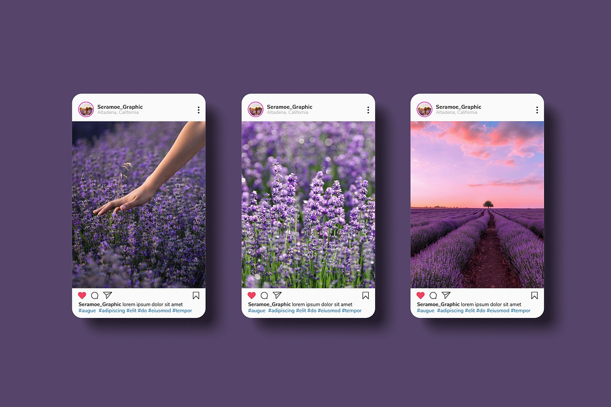 Instagram Post Mockup, an iPhone Mockup by seramoe (Photo 4 of 5)