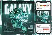 Galaxy space trap Flyer, a Flyer Template by regalDRAW (Thumbnail 2 of 4)