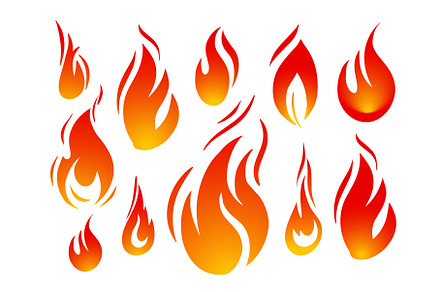 Set Logo fire hand drawn. Not AI, an Object Illustration by Nenahliadava Design