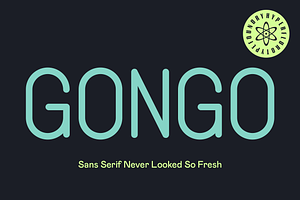 Gongo Sans Serif - 2 Fonts