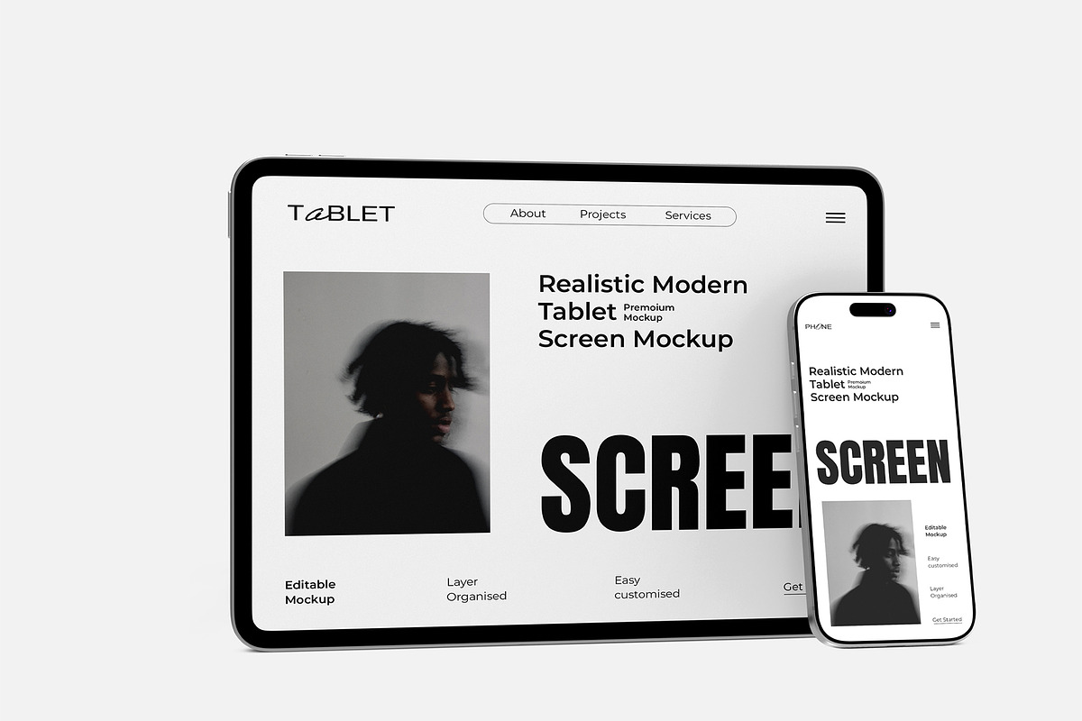 Premium iPhone Screen Mockup Bundle, an iPhone Mockup by graphypix (Photo 7 of 14)