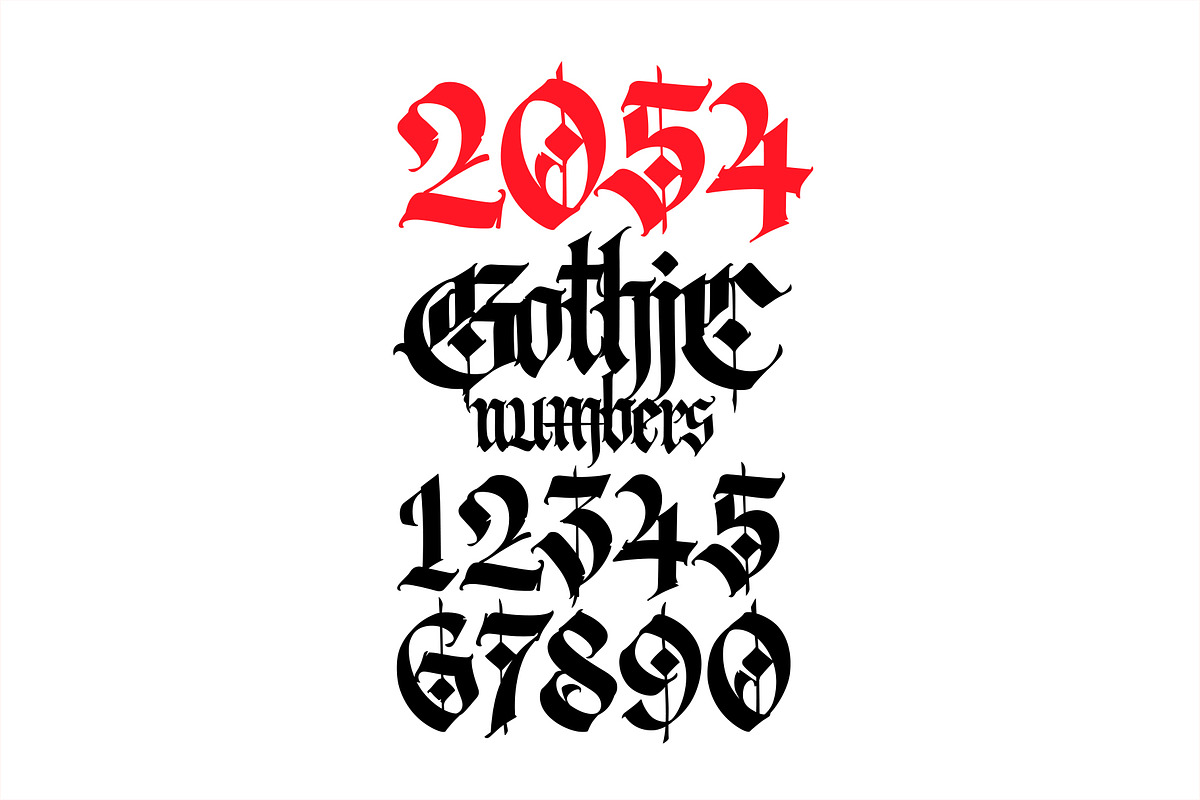 Gothic font 010, a Blackletter Font by GeekClick (Photo 10 of 24)