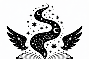silhouette of a witch’s spellbook, an Illustration by Amazin_art (Thumbnail 14 of 20)