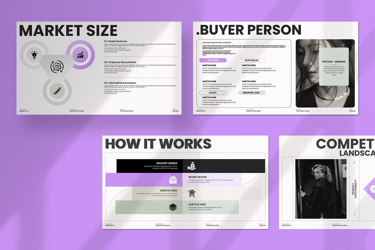 Startup Pitch Deck Presentation, a Presentation Template by Aura Agency (Photo 4 of 8)