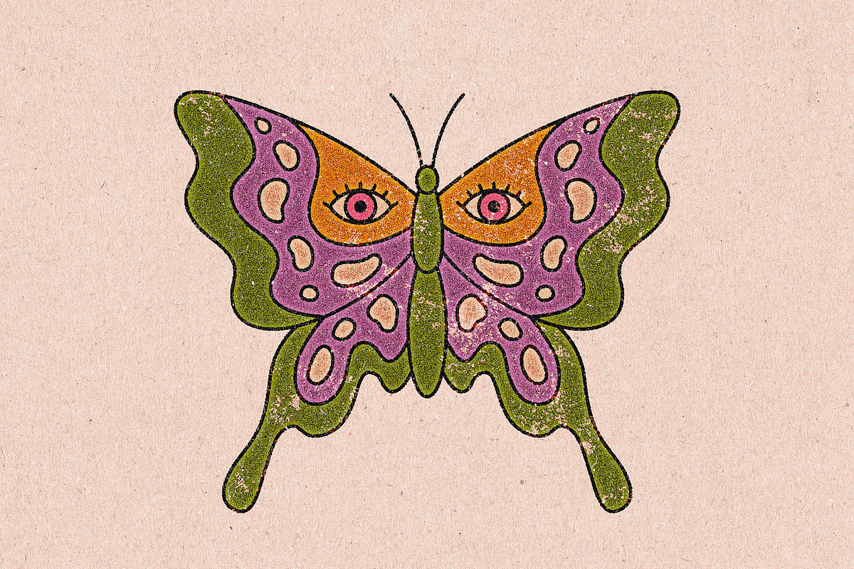 Retro Stamp Effect, a Layer Style Add-On by Design Squad (Photo 3 of 3)