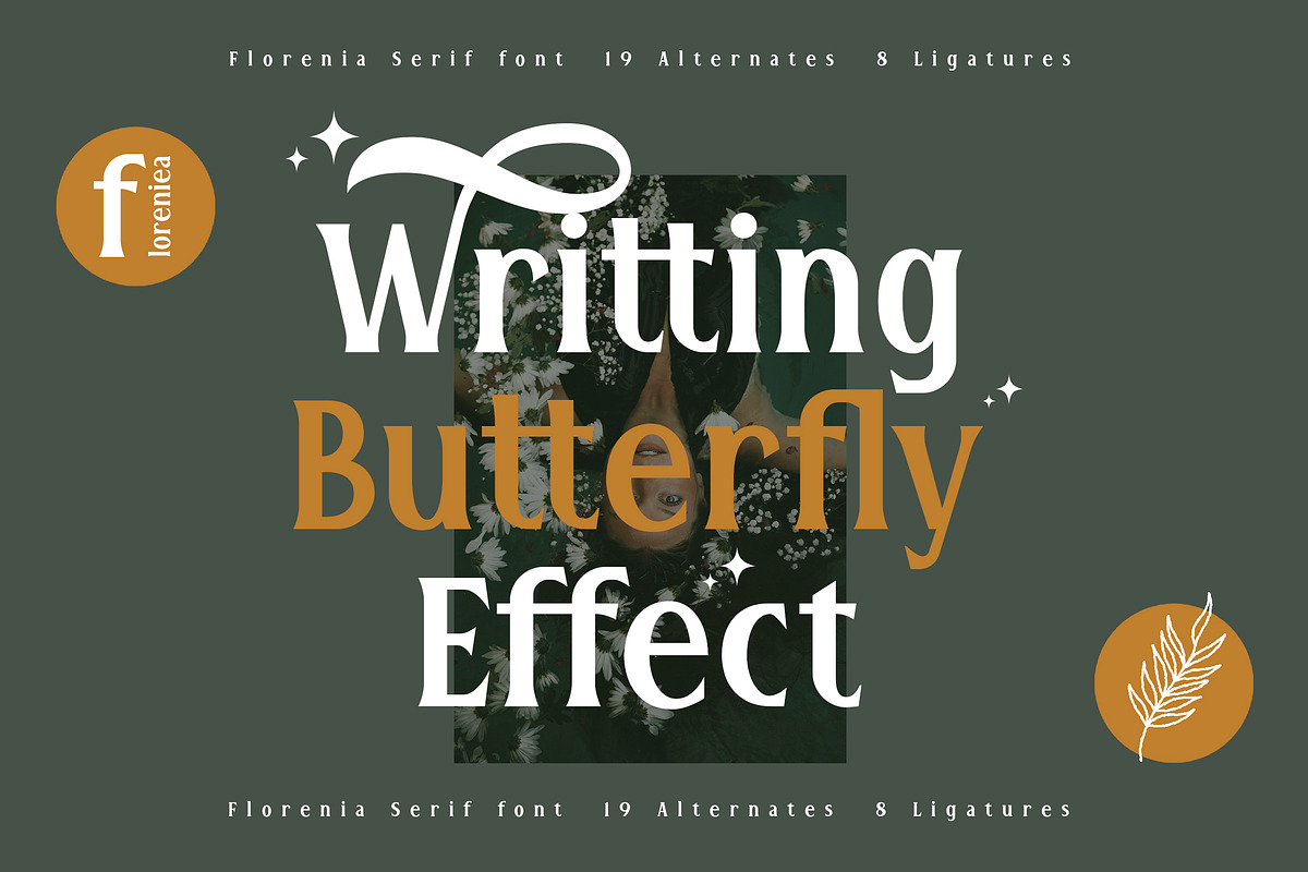 Florenia Display Serif, a Serif Font by Typia Nesia (Photo 8 of 11)