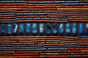 Abstract pattern with dynamic blue a, a Photo by Dvoevnore photos