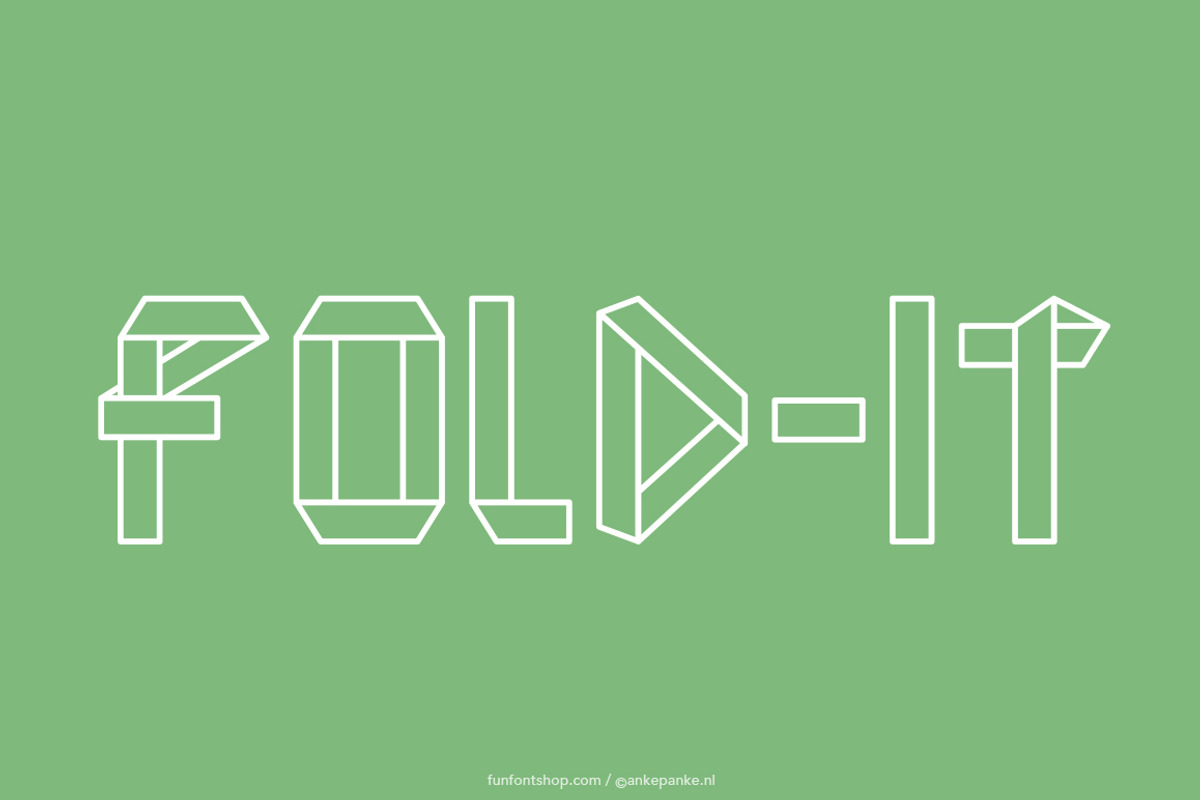 Fold-it Font