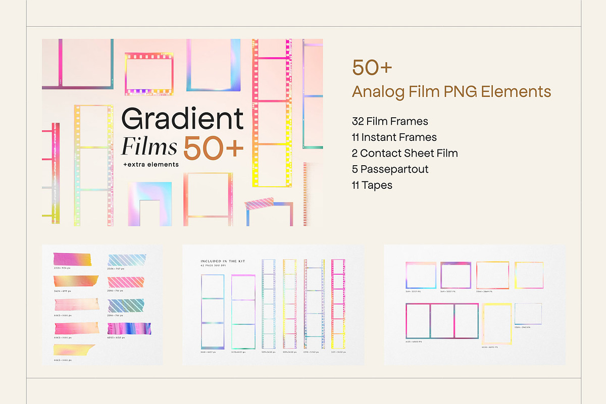 Analog BUNDLE Elements & Templates, a Social Media Template by Sparrow & Snow (Photo 7 of 7)
