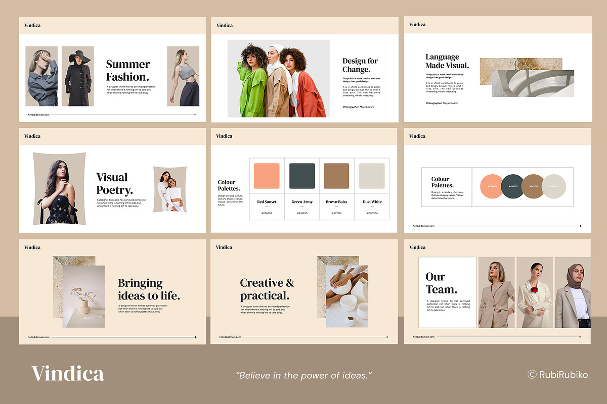 Vindica - Creative Keynote Template, a Presentation Template by rubirubiko (Photo 11 of 12)