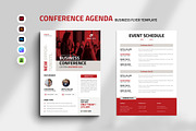 Business Conference Agenda Template, a Flyer Template by Spark_Creative (Thumbnail 1 of 5)