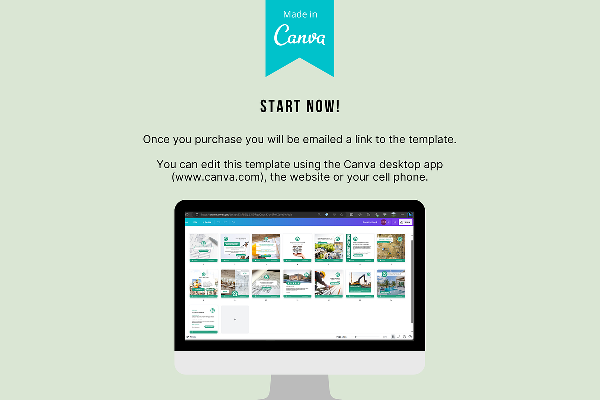 Construction Social Media, a Social Media Template by Sincerely Media (Photo 9 of 9)