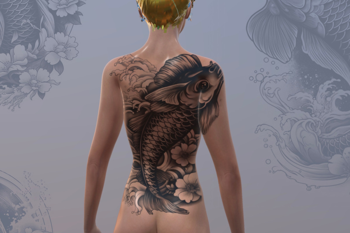 Koi Carp Fish Designs for Procreate, a Brush Add-On by Torus1 (Photo 8 of 8)