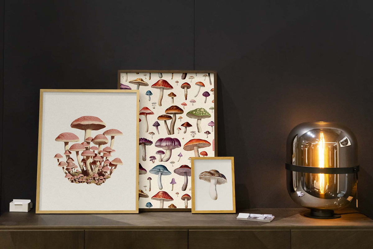 Fungi - botanical illustrations, an Object Graphic by AI Crafted Magnolia (Photo 12 of 13)