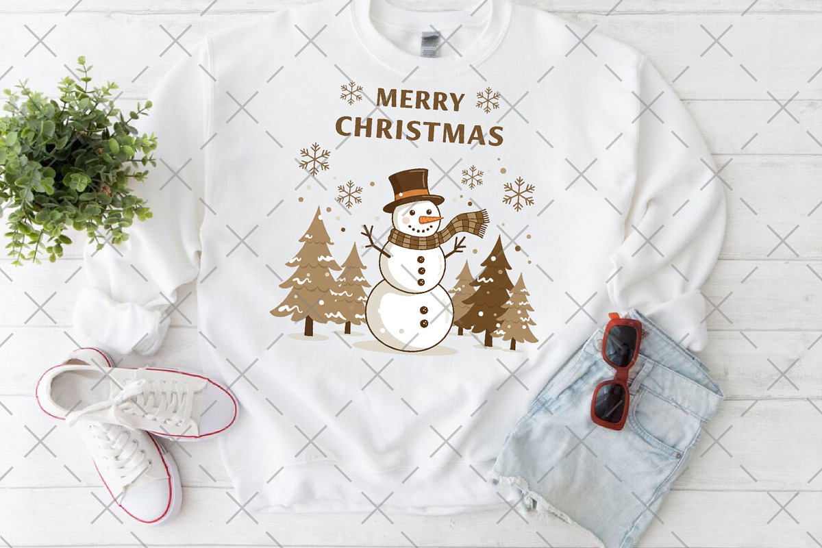 Christmas Png, Snowman Png, an Illustration by Craft Nest (Photo 5 of 6)