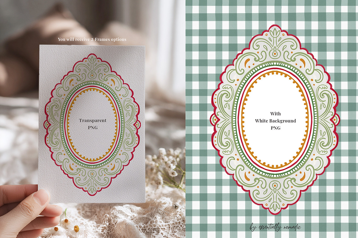 Cottagecore Decorative Frame clipart, an Object Graphic by Essentially Nomadic (Photo 12 of 13)