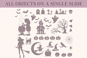 Big Halloween Silhouette Vector Set, an Object Graphic by Elena Naumchenkova (Thumbnail 2 of 3)