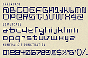 Decorative Aesthetic Futuristic Font, a Sans Serif Font by 177Studio (Thumbnail 7 of 8)
